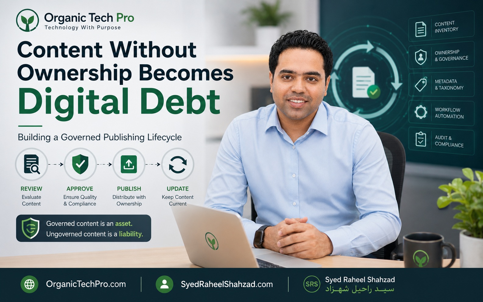 Content Without Ownership Becomes Digital Debt: Building a Governed Publishing Lifecycle — featured image